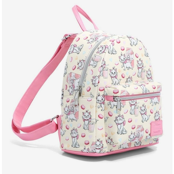 NWT Loungefly Aristocats Marie mini backpack and cardholder - Picture 4 of 16
